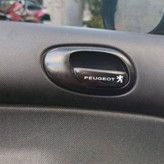 ست برچسب روی دستگیره داخلی خودرو چیکال مدل P-770 مناسب برای پژو 206 بسته 4 عددی
