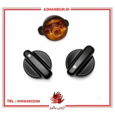 کلید کولر و بخاری خودرو چیکال مدل P-1136 مناسب برای پژو 206 بسته 3 عددی