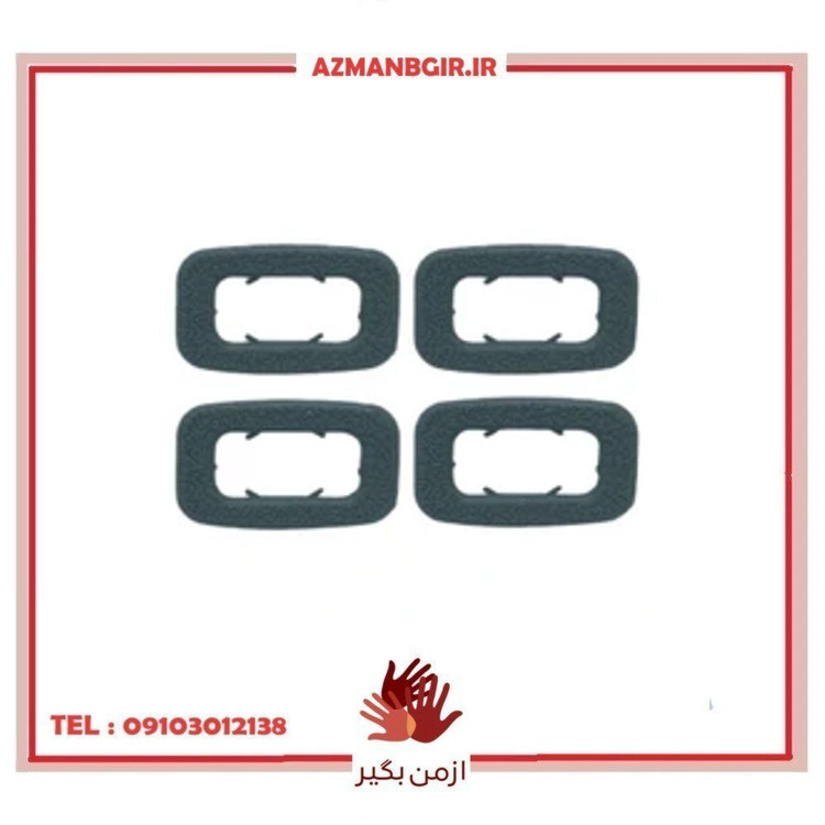 قاب دور شاسی قفل در خودرو چیکال مدل P-12 مناسب برای پراید بسته 4 عددی