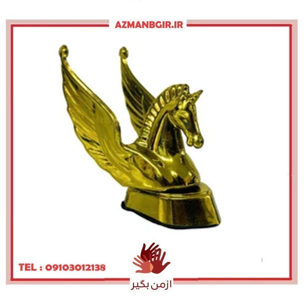 آرم تزئینی گلگیر جلو موتورسیکلت وارون مدل W-61-GLD مناسب برای هوندا