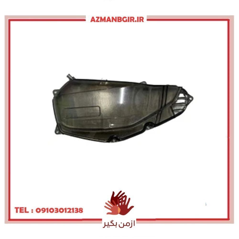 درب هواکش موتور سیکلت وارون مدل شیشه ای کد C-56-BLK مناسب برای هوندا کلیک 150/ واریو150