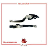 کتی کلاچ و ترمز موتور سیکلت وارون مدل تاشو کد SLVR مناسب برای هوندا کلیک 150/160 بسته 2 عددی