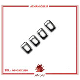 قاب دور شاسی قفل خودرو چیکال کد P-621 مناسب برای رنو L90 بسته 4 عددی