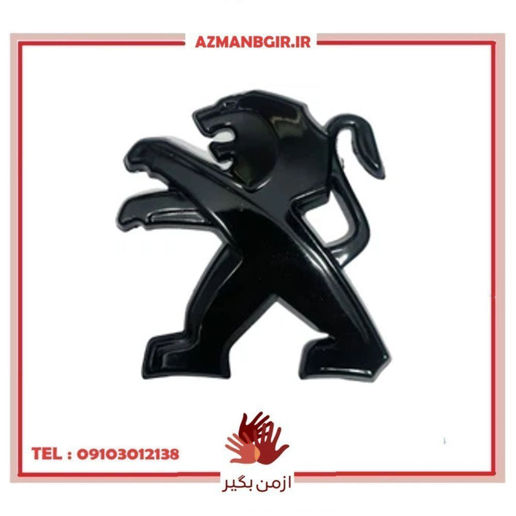 آرم صندوق عقب خودرو چیکال مدل P-653-BLK مناسب برای پژو 206 و 207