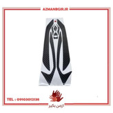 پد برچسب دستگیره عقب موتور سیکلت وارون مدل W-29-CARBON مناسب برای هوندا کلیک 150