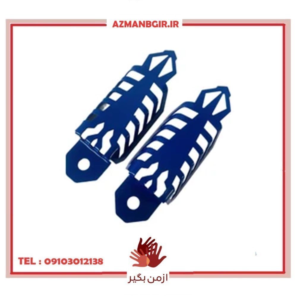 محافظ و کاور کمک فنر موتور سیکلت وارون مدل W-38-BLU بسته 2 عددی