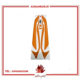 پد برچسب دستگیره عقب موتور سیکلت وارون مدل W-29-ORG مناسب برای هوندا کلیک 150