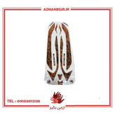 پد برچسب دستگیره عقب موتور سیکلت وارون مدل W-29-ORG-BLK-BLK مناسب برای هوندا کلیک 150