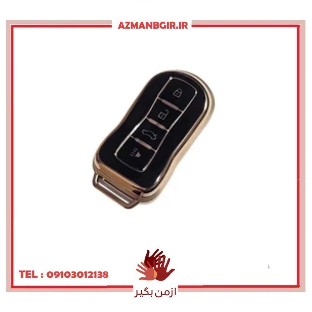 قاب ریموت و جاسوئیچی خودرو چیکال مدل P-1009 مناسب برای هایما S8