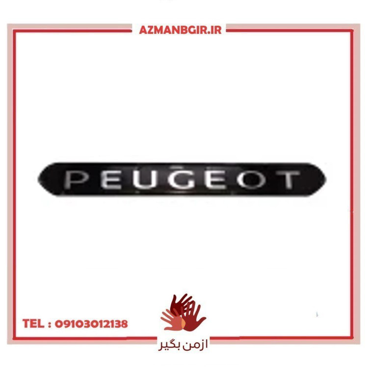 ورد پلیت جلو پنجره خودرو چیکال مدل P-288 مناسب برای پژو 206