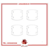 ضربه گیر زیر دستگیره خودرو چیکال مدل شفاف کد P-1109 بسته 4 عددی