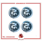 درپوش رینگ خودرو چیکال مدل آب کاری کد P-900 بسته 4 عددی