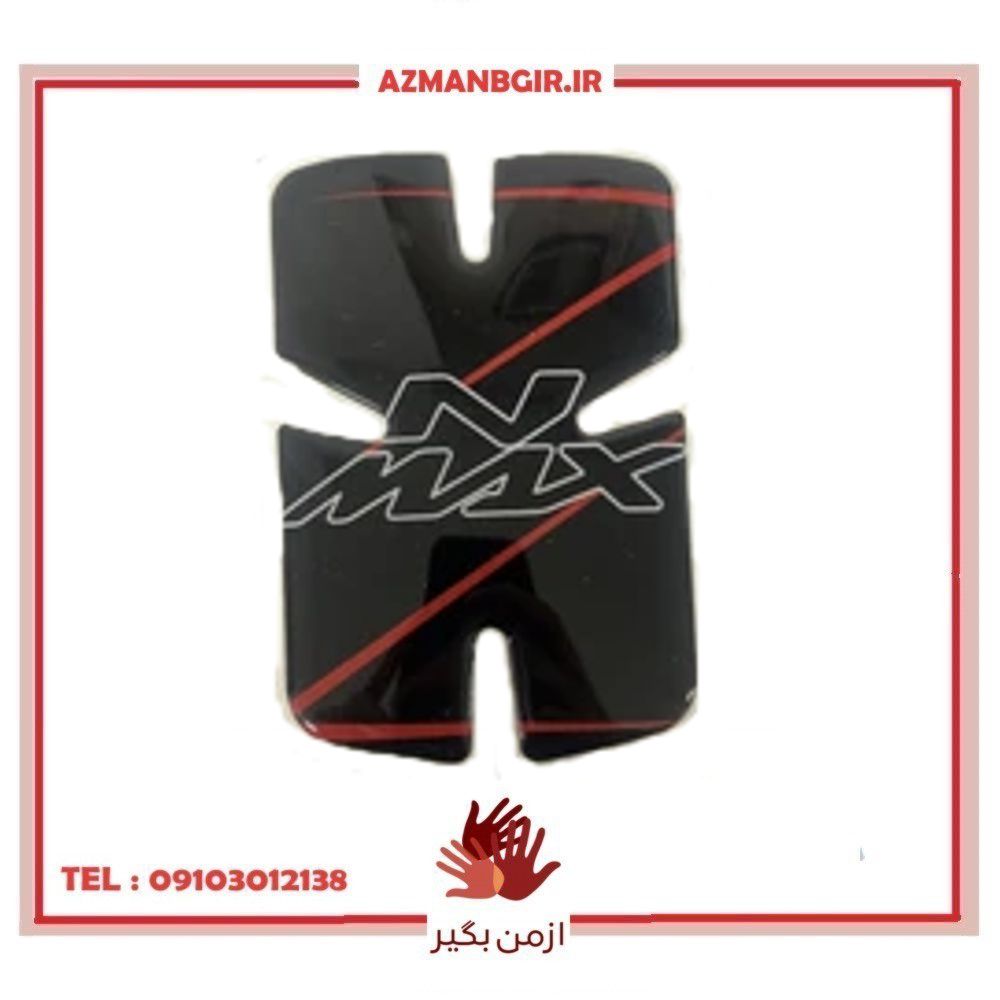 پد برچسب روی داشبورد موتور سیکلت وارون مدل A-137-BLK-RD مناسب برای یاماها NMAX