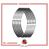 برچسب دور رینگ موتور سیکلت وارون مدل W-60-WH مناسب برای مگلی بسته 12 عددی