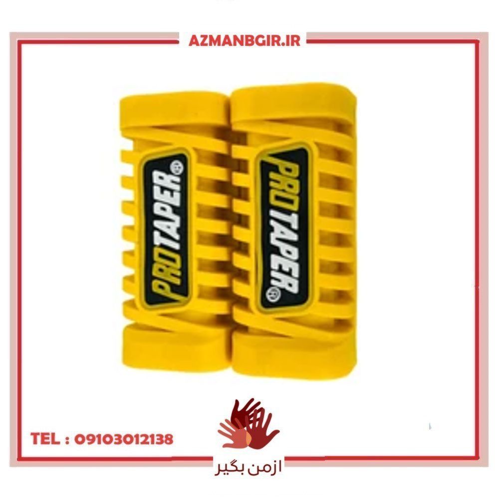 لاستیک جاپایی رکاب جلو موتور سیکلت وارون مدل A-130-YLW مناسب برای هوندا بسته 2 عددی