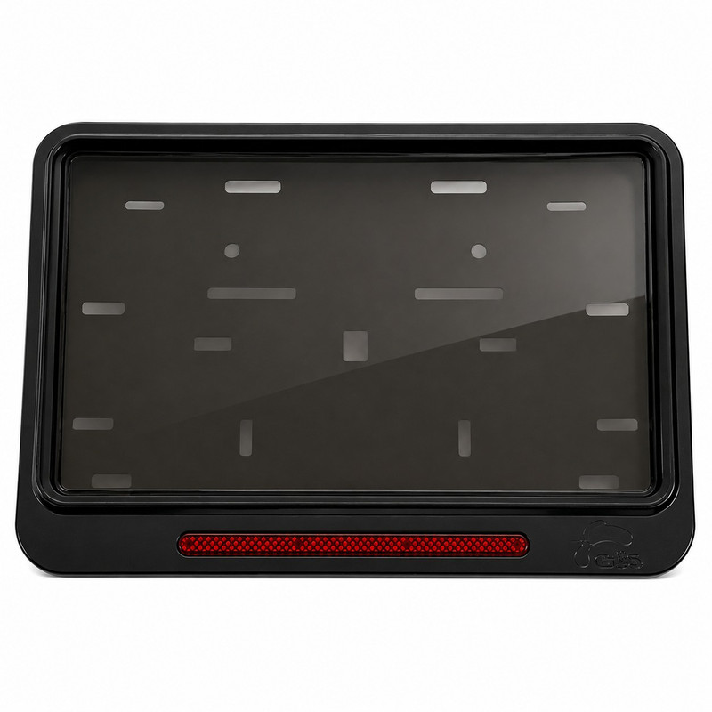 قاب پلاک موتور سیکلت وارون طرح کتابی مدل شبرنگ دار کد B-52