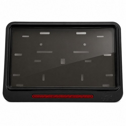 قاب پلاک موتور سیکلت وارون طرح کتابی مدل شبرنگ دار کد B-52