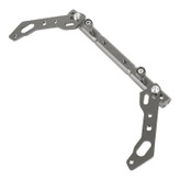 میل رنتال فرمان موتور سیکلت وارون مدل 3 تیکه طرح SLVR کد W-104