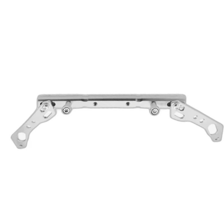 میل رنتال فرمان موتور سیکلت وارون مدل 3 تیکه طرح SLVR کد W-104