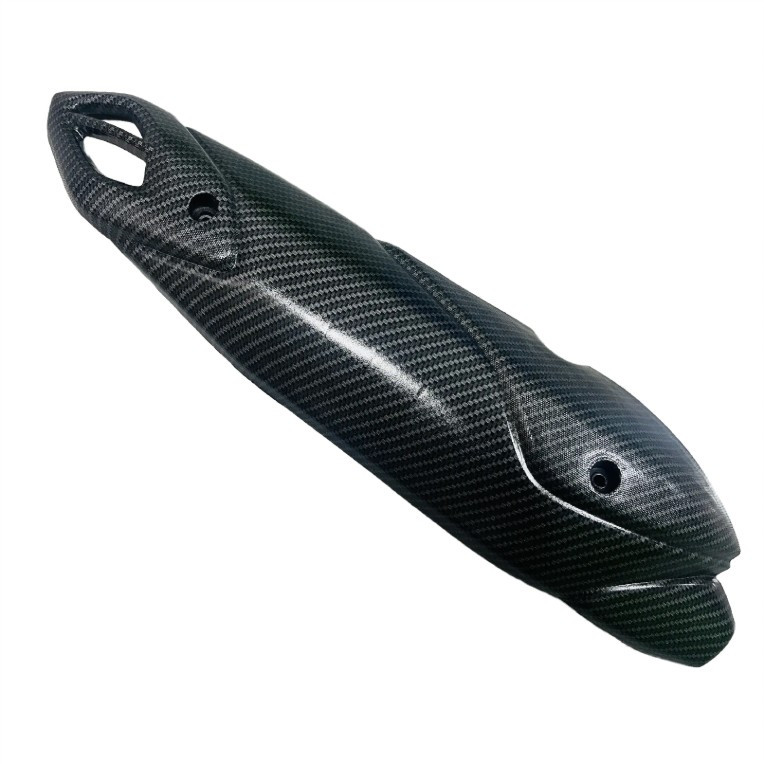 کاور و محافظ اگزوز موتور سیکلت وارون مدل C-33-CARBON مناسب برای یاماها آیروکس