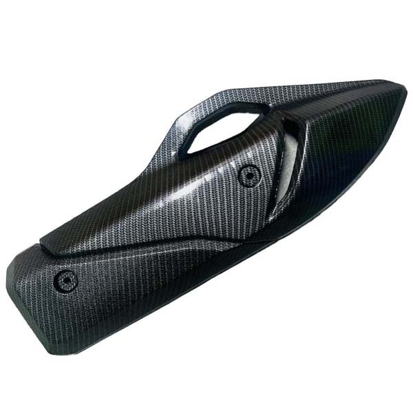 کاور و محافظ اگزوز موتور سیکلت وارون مدل C-9-CARBON مناسب برای هوندا کلیک 160/واریو 160