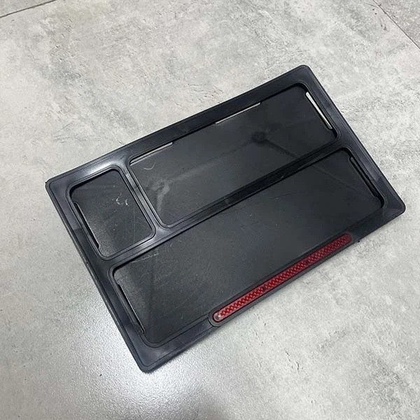 قاب پلاک شبرنگ دار موتور سیکلت وارون طرح ملی کد B-64-NEW