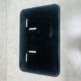 قاب پلاک موتور سیکلت وارون مدل فلزی کد W-118-BLK