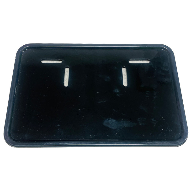 قاب پلاک موتور سیکلت وارون مدل فلزی کد W-118-BLK