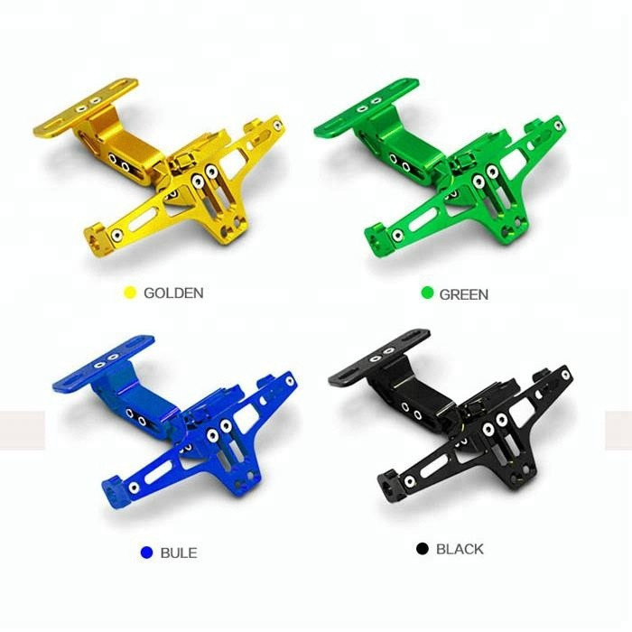 پایه و نگهدارنده پلاک موتور سیکلت وارون مدل B-65-BLU