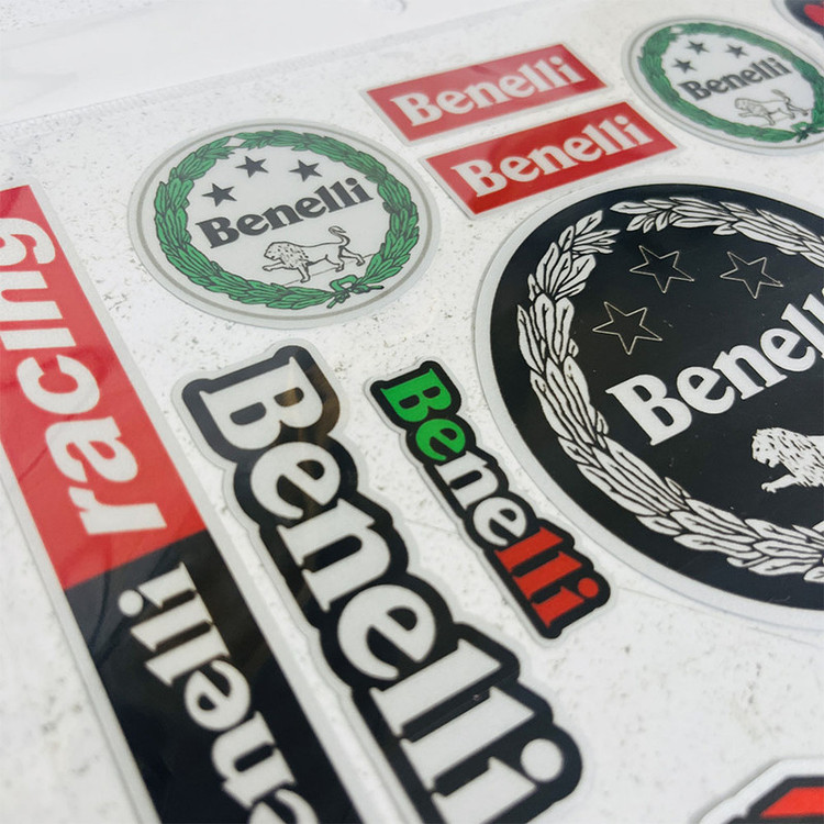 برچسب و استیکر بدنه موتور سیکلت وارون مدل BNLI-ITALY کد W-23 بسته 29 عددی