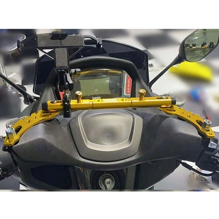 میل رنتال فرمان موتور سیکلت وارون مدل 3 تیکه طرح GLD کد W-104