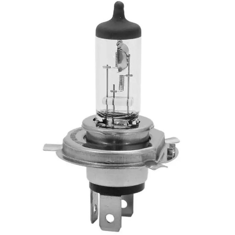 لامپ چراغ جلو موتور سیکلت وارون مدل H4 طرح 3 خار کد A-28
