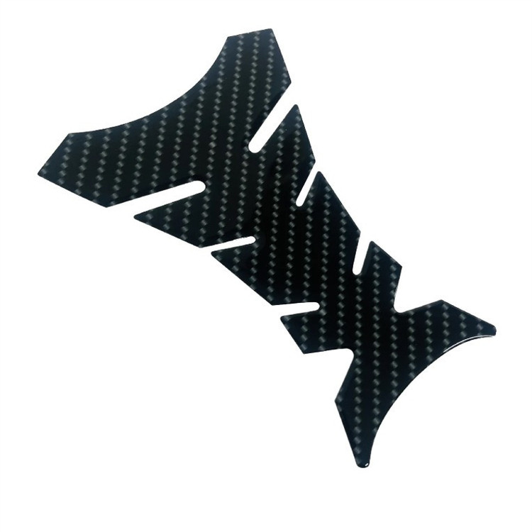 پد برچسب روی باک موتور سیکلت وارون مدل ژله ای NO NAME کد A-62-CARBON