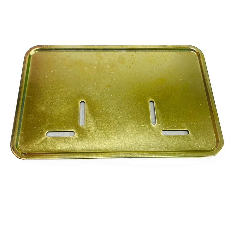 قاب پلاک موتور سیکلت وارون مدل فلزی طرح GLD کد W-119