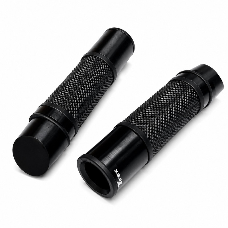 دسته گاز و فرمان اسپورت موتور سیکلت وارون مدل ماتیکی طرح BLK کد W-107 بسته 2 عددی