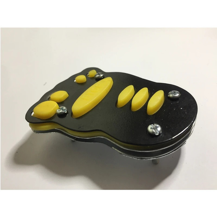 روکش پدال ترمز موتور سیکلت وارون مدل کف پا کد W-43-YLW-BLK
