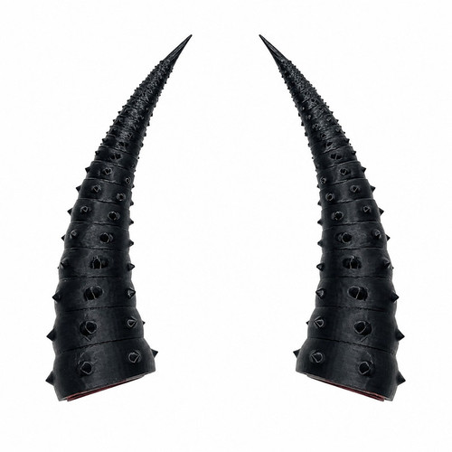 شاخ کلاه کاسکت موتور سیکلت وارون طرح BLK کد W-83 بسته 2 عددی