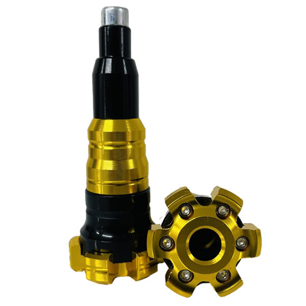 پروتکشن بدنه موتور سیکلت وارون مدل CNC ستاره ای کد B-41-GLD بسته 2 عددی