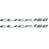 آرم روی بدنه و دستگیره موتور سیکلت وارون مدل آبکاری کد A-50 مناسب برای هوندا CLICK 160 بسته 2 عددی