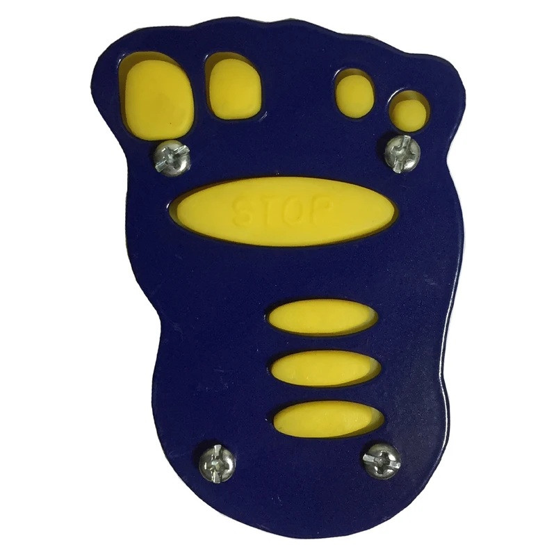 روکش پدال ترمز موتور سیکلت وارون مدل کف پا کد W-43-YLW-BLU