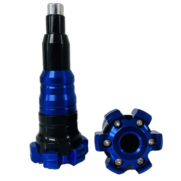 پروتکشن بدنه موتور سیکلت وارون مدل CNC ستاره ای کد B-41-BLU بسته 2 عددی