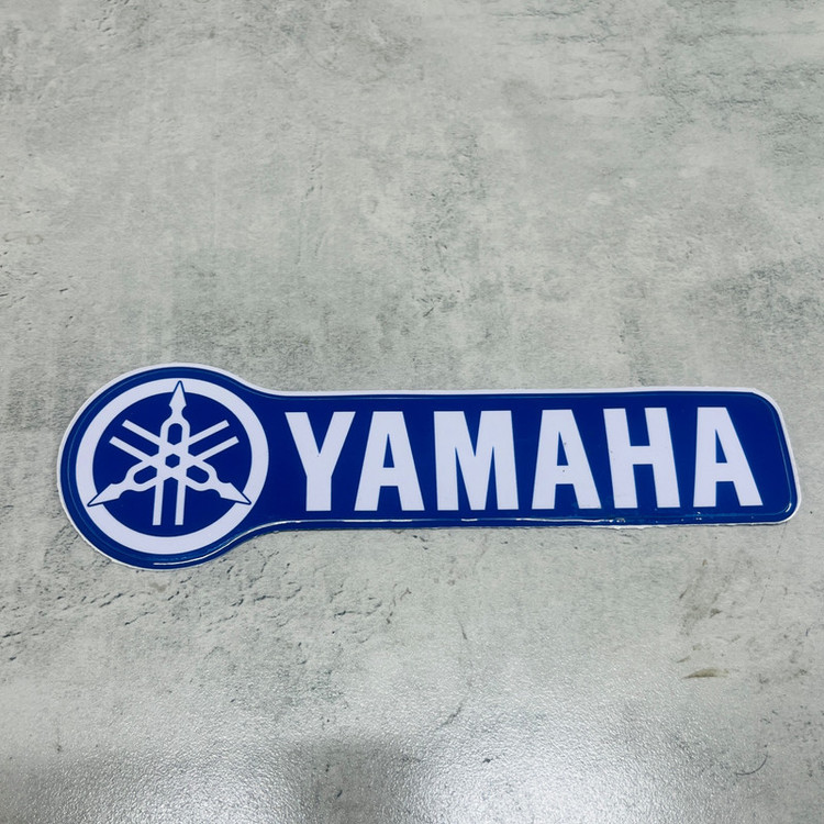 برچسب بدنه و رکاب موتور سیکلت وارون مدل تزیینی طرح YMHA-BLU کد A-98