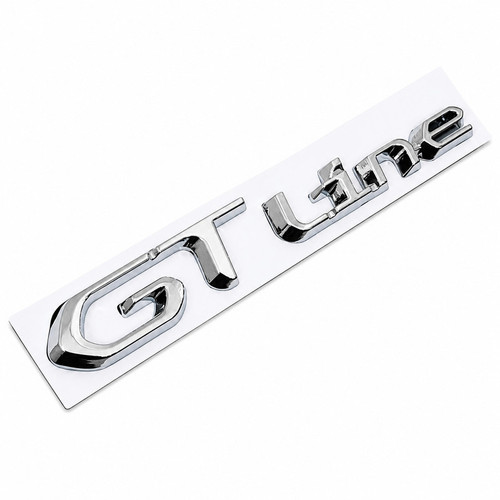 آرم بدنه و صندوق عقب خودرو مدل GT-LINE طرح آبکاری کد A-10