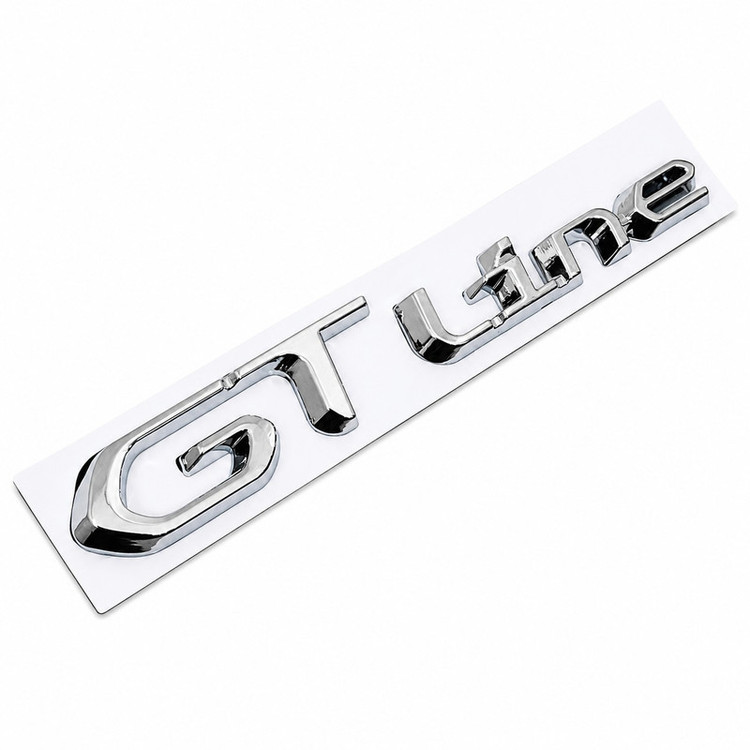 آرم بدنه و صندوق عقب خودرو مدل GT-LINE طرح آبکاری کد A-10