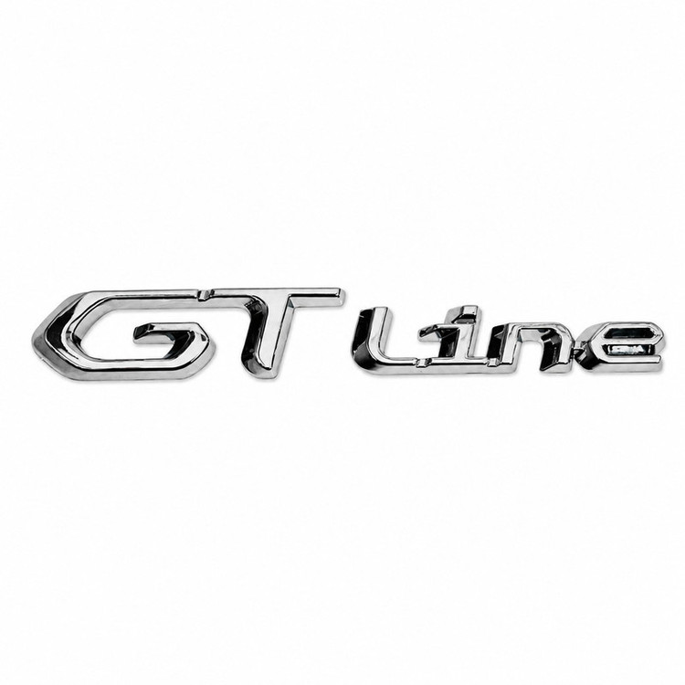 آرم بدنه و صندوق عقب خودرو مدل GT-LINE طرح آبکاری کد A-10