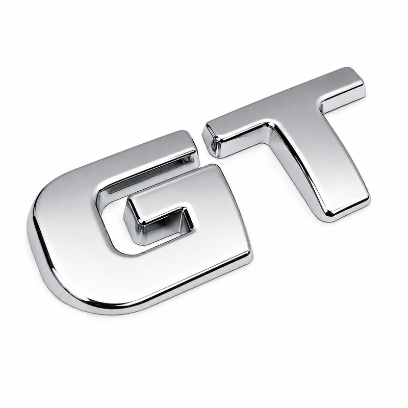 آرم صندوق عقب خودرو طرح GT مدل SLVR کد A-23