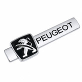 آرم تزئینی رکاب و صندوق خودرو مدل آبکاری طرح PEGU کد A-12