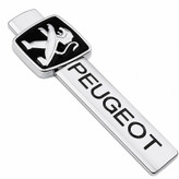 آرم تزئینی رکاب و صندوق خودرو مدل آبکاری طرح PEGU کد A-12