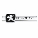 آرم تزئینی رکاب و صندوق خودرو مدل آبکاری طرح PEGU کد A-12