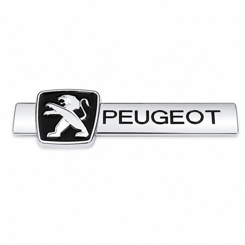 آرم تزئینی رکاب و صندوق خودرو مدل آبکاری طرح PEGU کد A-12